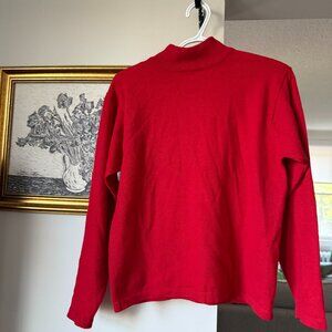 Vintage Wool Red Sweater